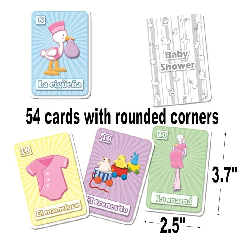 More Fiesta Baby Shower Loteria Fiesta Mexican Bingo Game in Spanish - for Up tp 10 Players - Image 3